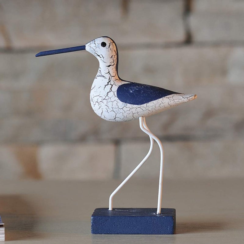 EXCEART 3pcs Wooden Seagull Figurine Nautical Decorations Ornaments Mediterranean Style Coastal Beach Room Garden Decoration for Living Room Bedroom - Image 4